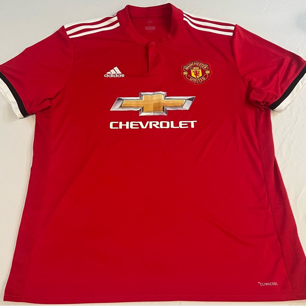 2017/18 Men’s Manchester United Adidas Home Jersey XL